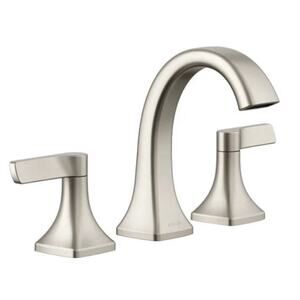Kohler Riverly Modern Widespread Bathroom Sink Faucet Brushed Nickel Finish NOB